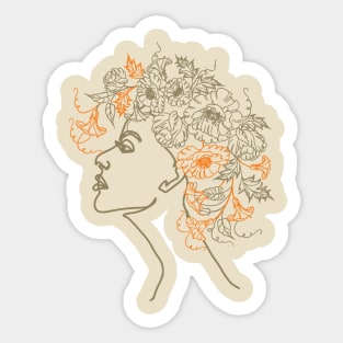 Beauty in hair - Flower child Sticker